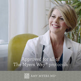 Amy Myers MD Magnesio y L-teanina para dormir, incluido en la rutina.