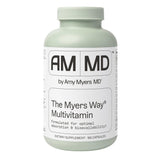 Envase de Amy Myers MD Myers Way Multivitamin para uso diario y bienestar.
