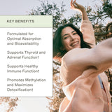 Ingredientes destacados del Amy Myers MD Myers Way Multivitamin para el soporte diario.