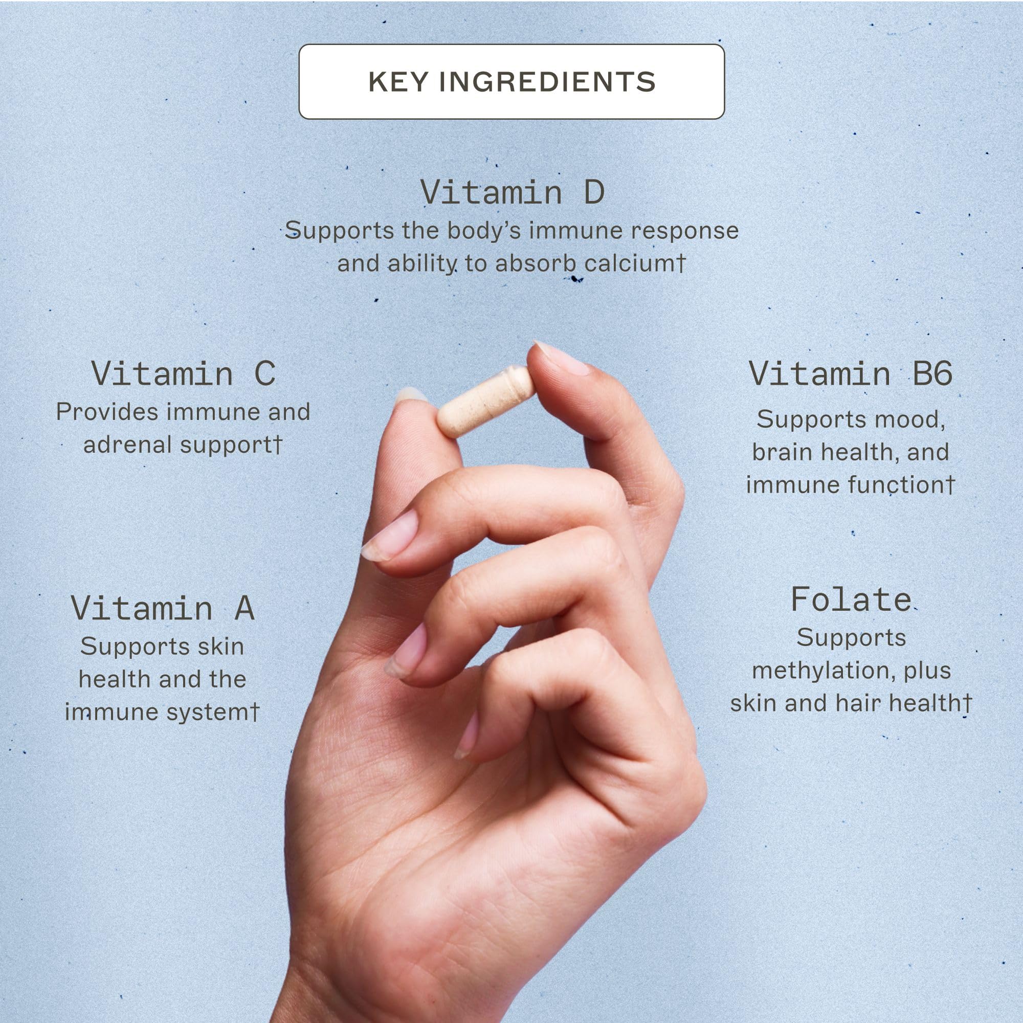 Tabletas del Myers Way Multivitamin para una dosificación conveniente cada día.