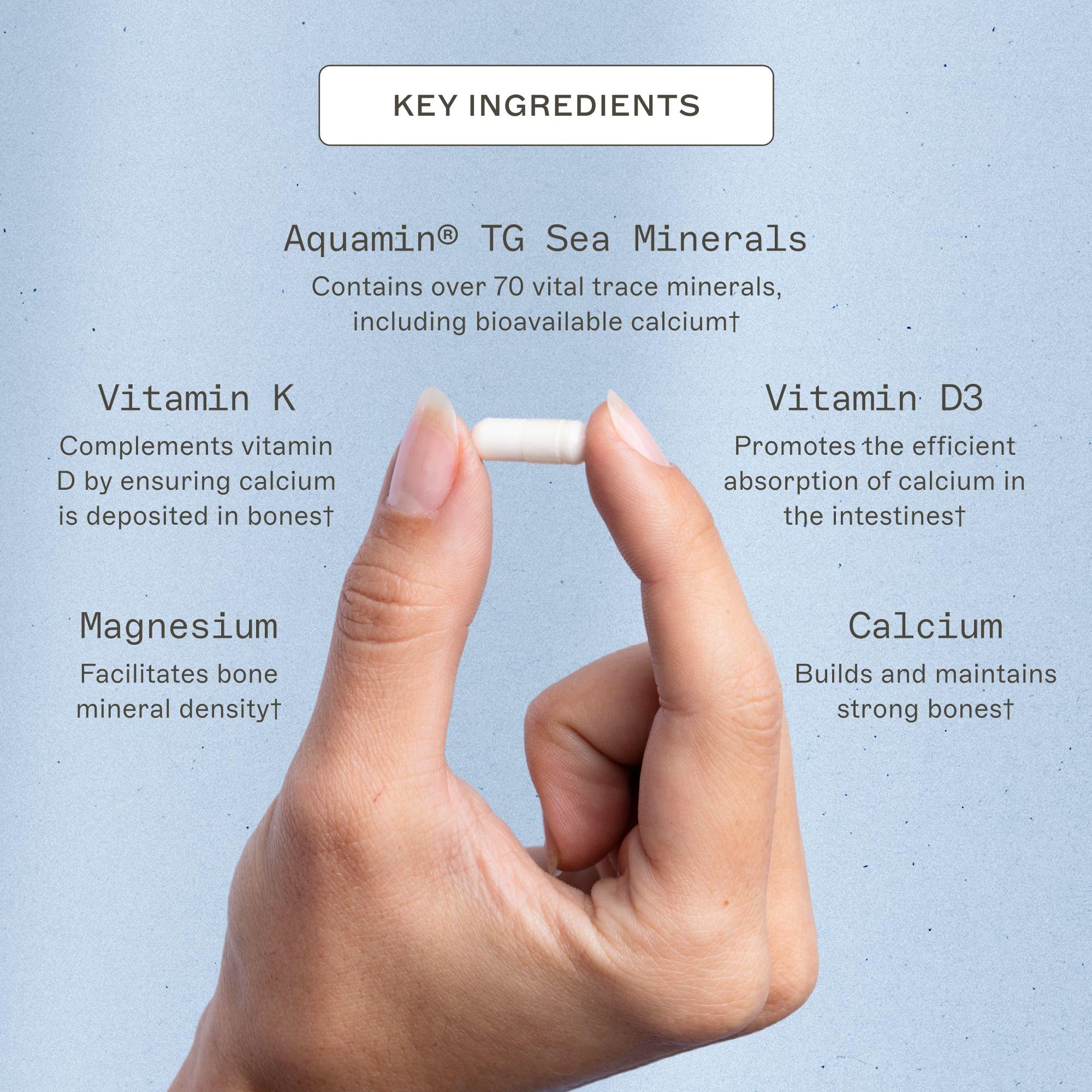Amy Myers MD OsteoDura, cápsulas para absorción y salud ósea.