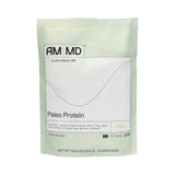 Envase de Amy Myers MD Paleo Protein Vanilla Bean, posible apoyo digestivo.