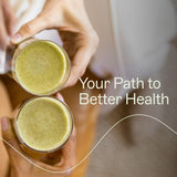 Uso diario del polvo verdes para rutina saludable con Amy Myers