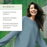 Amy Myers MD Vitamina C liposomal, contenedor compacto para viaje