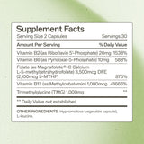 Amy Myers MD Vitamina B: cápsulas que potencian la disponibilidad de B2, B6 y B12 para energía.