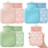 Amylove mini bolsa agua caliente en rosa, calor suave para alivio cómodo.