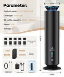 Difusor Amzany funciona en posición vertical para seguridad.