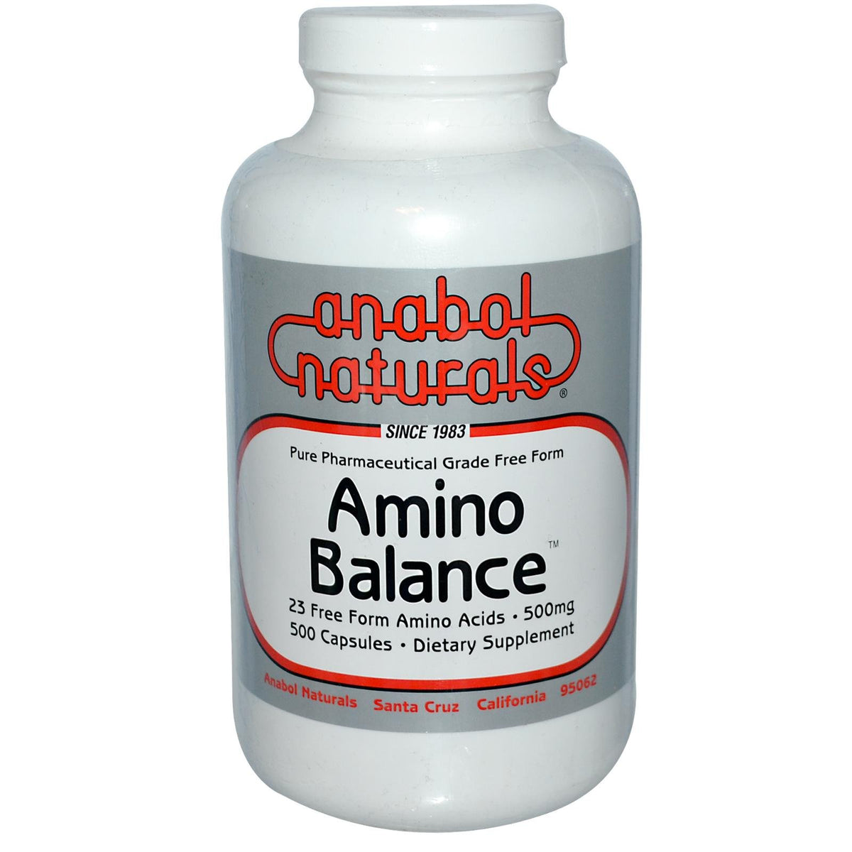 Anabol Naturals Amino Balance en cápsulas para soporte muscular y recuperación tras entreno