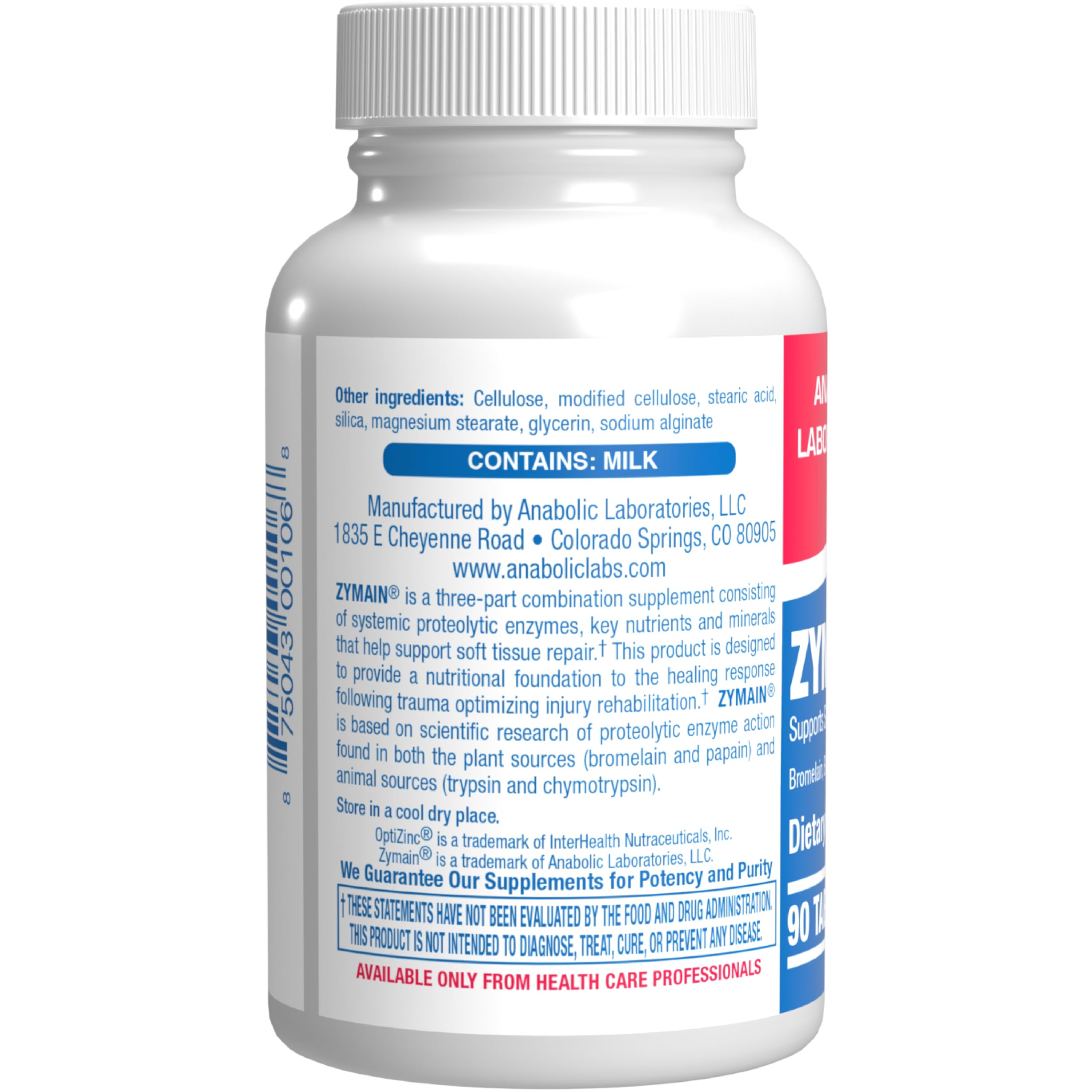 Anabolic Laboratories Zymain 90: fabricación en laboratorios cgmp de EE. UU.