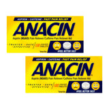 ANACIN tabletas de aspirina en envase de 200, alivio rápido posible