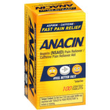 ANACIN caja de aspirina con etiqueta clara