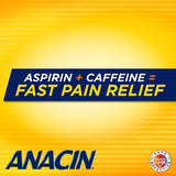 ANACIN logo en empaque, enfoque en marca