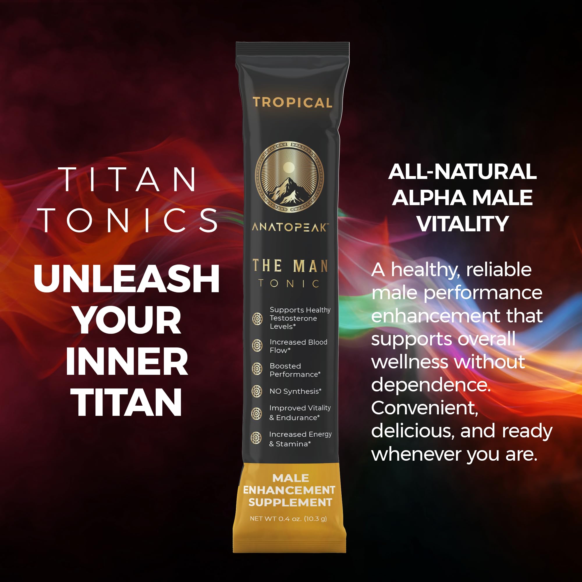 ANATOPEAK Tongkat Ali: raíz para apoyo en vigor masculino