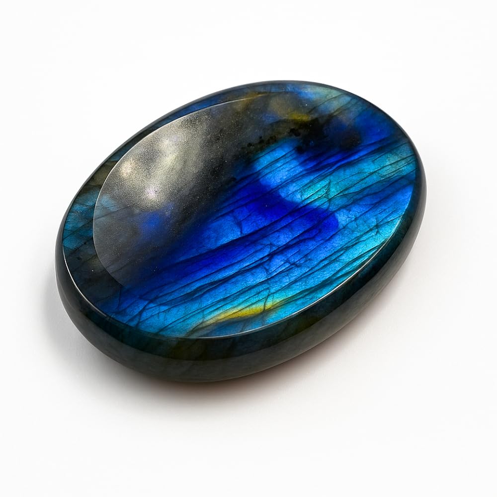 Anaya Agate Labradorite: masaje del pulgar para relajación diaria