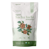 Proteína ANCESTRAL ORGANICS de Sacha Inchi en empaque, proteína vegetal completa