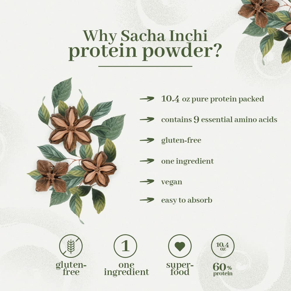 Cucharada de ANCESTRAL ORGANICS Sacha Inchi para batido nutritivo