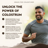 Ancestral Supplements Calostro dosis cápsulas, guía de consumo para digestión y energía.