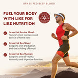 Ancestral Supplements cápsulas de carne de res alimentada con pasto: nutrición densa para la vitalidad