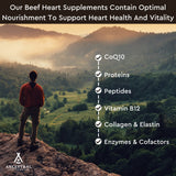 Ancestral Supplements Empaque y etiqueta: diseño claro y práctico para uso diario.