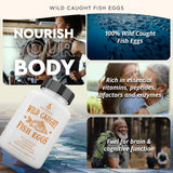 Ancestral Supplements proceso-congelado huevas de pescado salvajes para conservar nutrientes clave