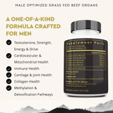 Ancestral Supplements Mofo cápsulas Corazón: nutrientes para energía y función cardíaca.