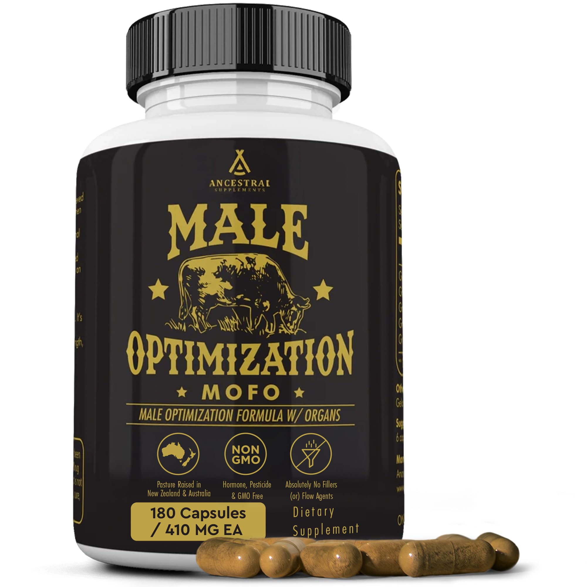 Ancestral Supplements Mofo cápsulas Higado: apoyo nutricional para la vitalidad diaria.