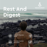 Ancestral Supplements páncreas etiqueta detalle para verificar pureza