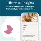 AncestryDNA-mapa-origenes-ethnicos: mapa geográfico para entender herencia étnica.