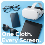 Anchor Glasses Cleaning Cloth: para lentes de cámara y pantallas, limpieza sin huellas