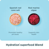 Ancient Nutrition Advanced Multi Collagen Hydrate, bebida cítrica, mezcla refrescante tras entreno.