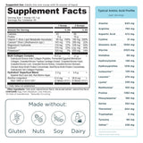 Ancient Nutrition Advanced Multi Collagen Hydrate, ingredientes con sal de cueva y algas rojas.