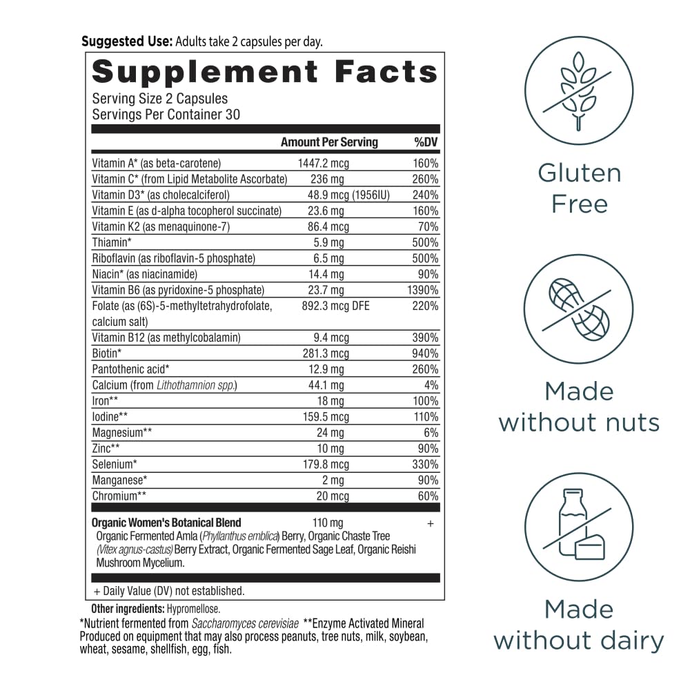 Ancient Nutrition Mujeres – amla fermentada para antioxidantes y vitalidad