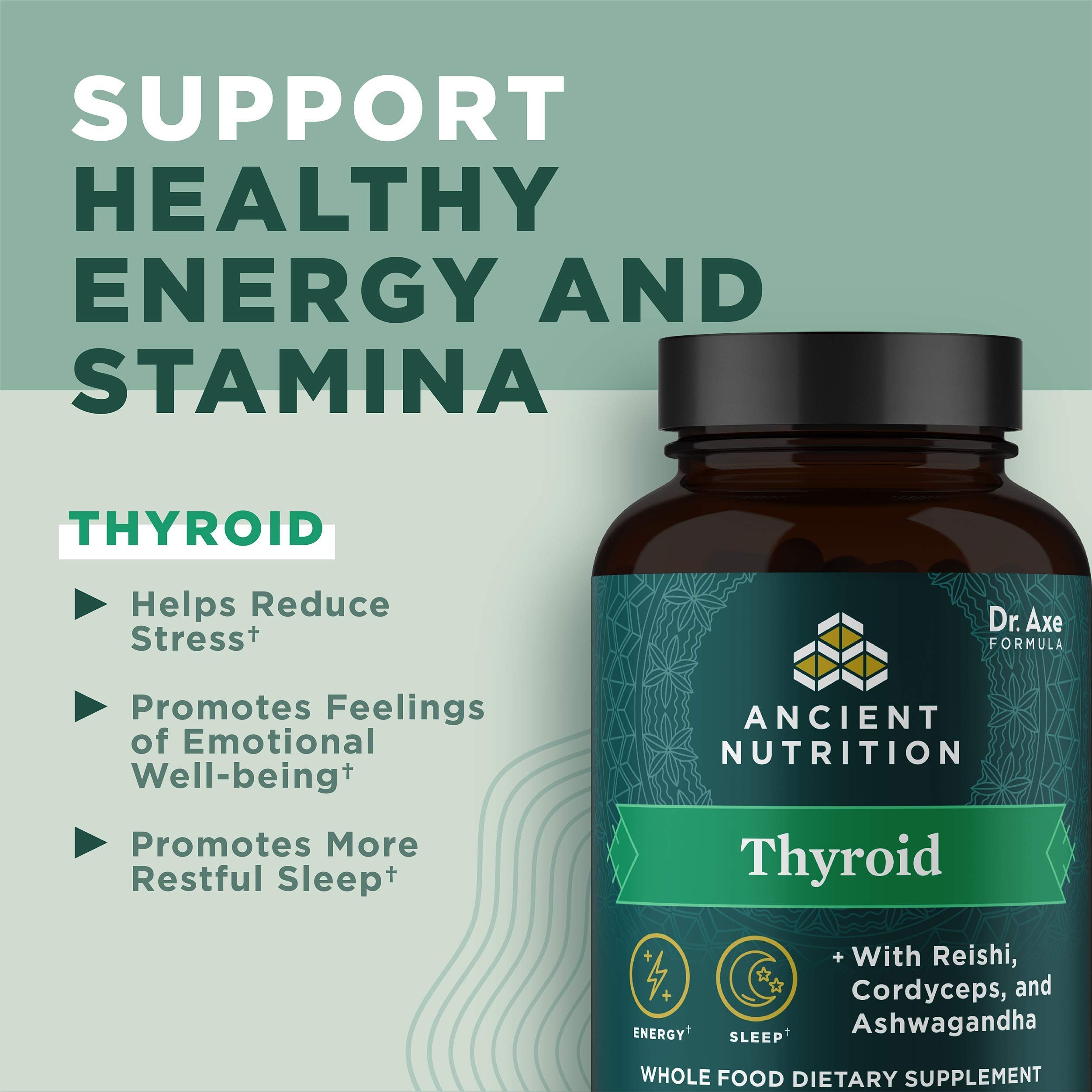 Ingrediente ashwaganda en Ancient Nutrition Tiroid