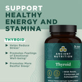 Ingrediente ashwaganda en Ancient Nutrition Tiroid