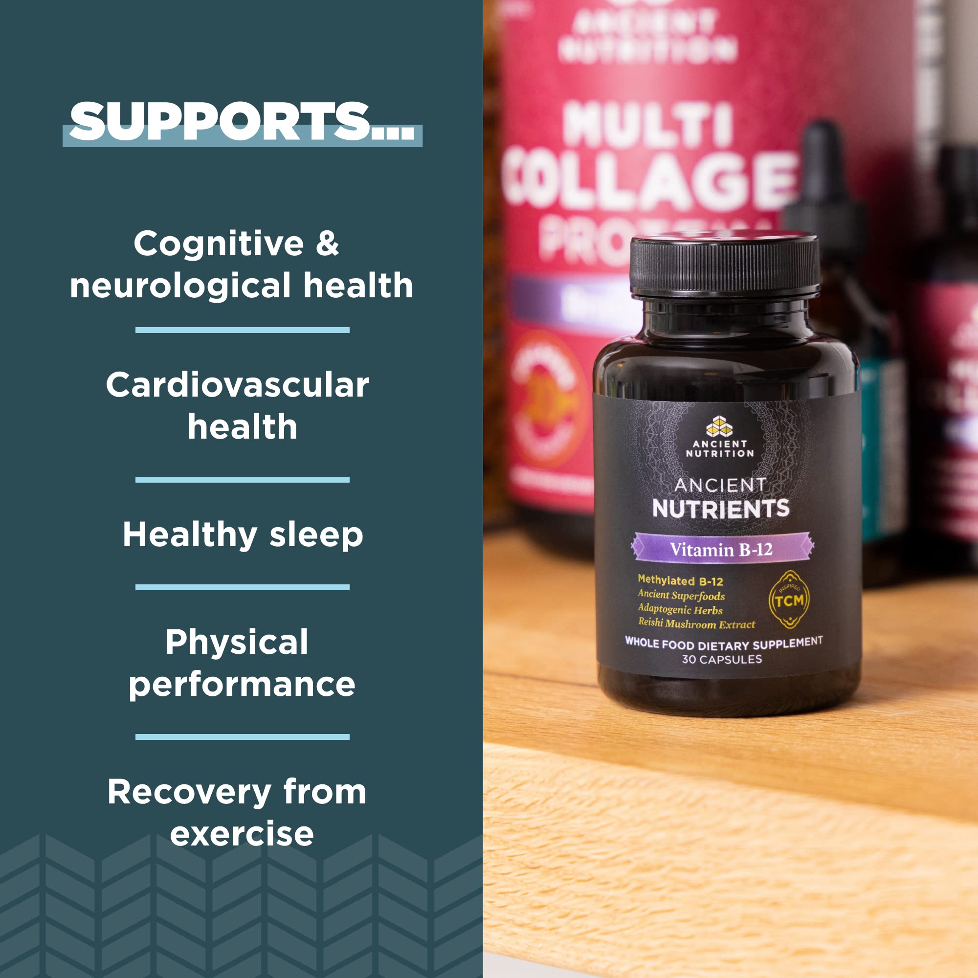 Ancient Nutrition B12: mezcla TCM tradicional para apoyo general