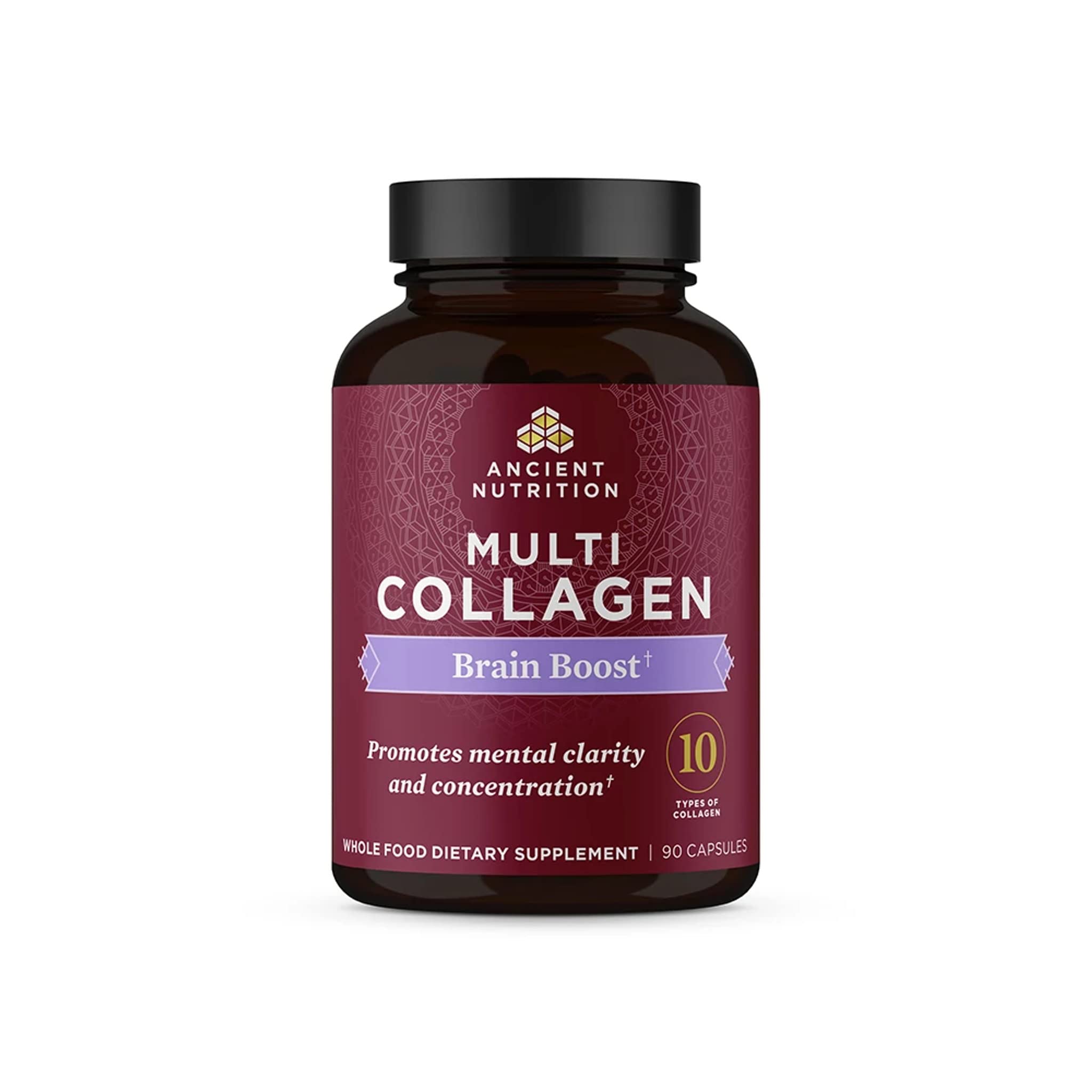 Ancient Nutrition Brain Boost: botella lista para la rutina diaria