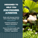Etiqueta de certificación Regenerative Organic en Ancient Nutrition