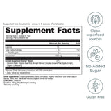 Ancient Nutrition Clean Energy Powder con cuchara medidora facilita porciones controladas