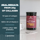 Ancient Nutrition Colágeno con diversas fuentes para digestión suave.