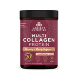 Ancient Nutrition envase de colágeno Belleza y Sueño, favorece la piel y uñas.