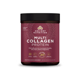 Ancient Nutrition Collagen Peptides powder in a jar for daily skin and joint support.