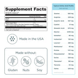 Ancient Nutrition Colostrum preparación bebida: mezclar con agua o batidos.