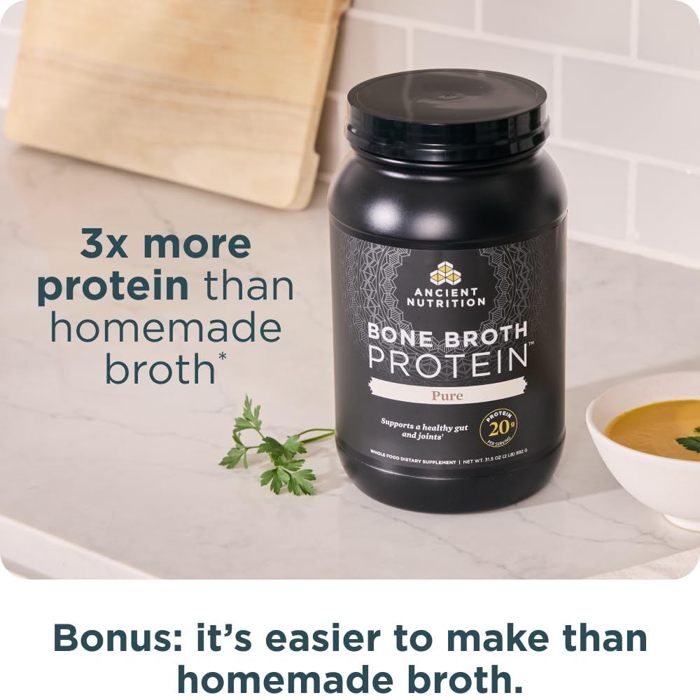 Ancient Nutrition contenedor de 40 porciones para uso diario
