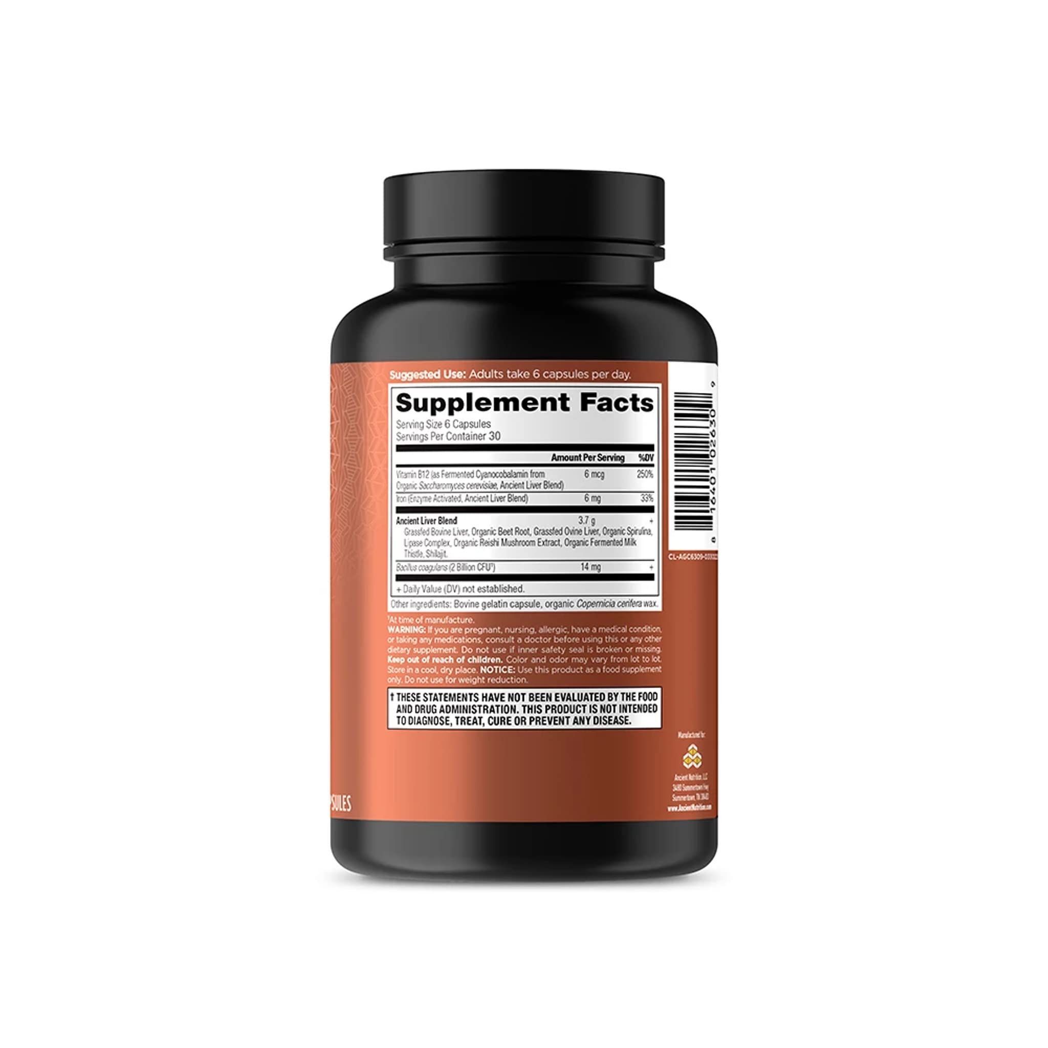 Ancient Nutrition enfoque Seis Reinos para apoyar inmunidad y digestión.