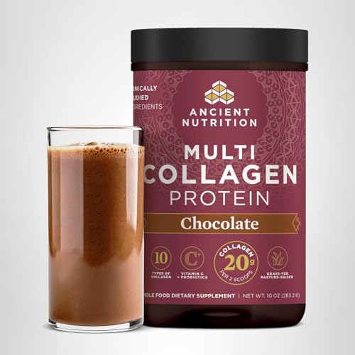 Envase práctico de Ancient Nutrition Colageno Multi-Protéina.