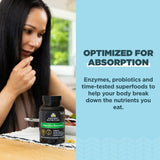 Ancient Nutrition Enzimas Digestivas: probiótico estable Bacillus coagulans para uso práctico.