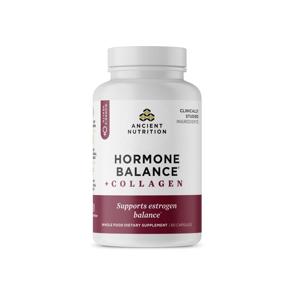 Ancient Nutrition Equilibrio hormonal cápsulas: apoyo diario para balance hormonal.