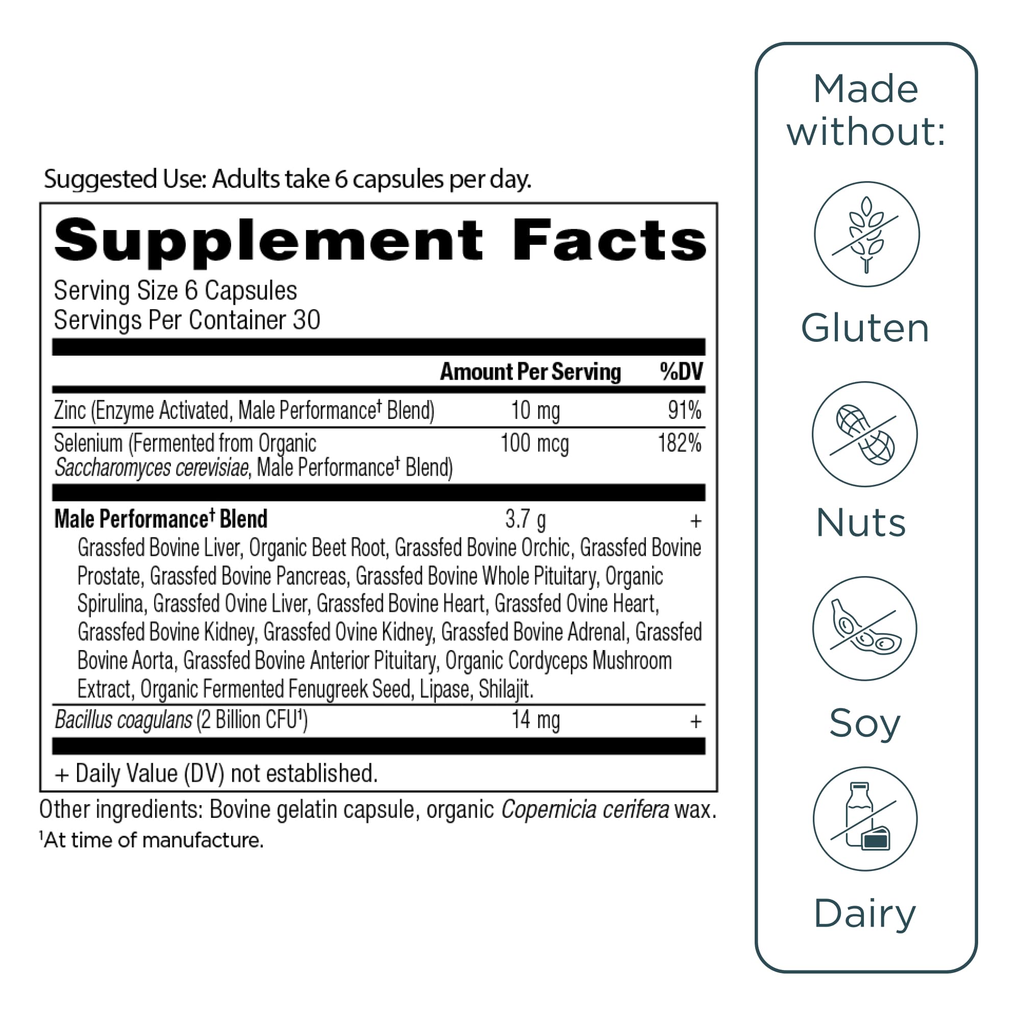 Capsulas de higado Ancient Nutrition para apoyo digestivo y metabolismo.
