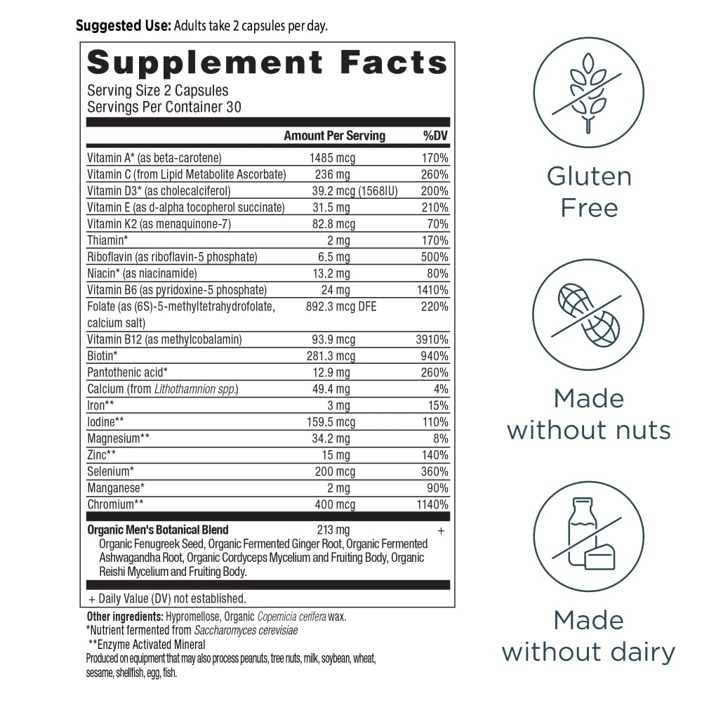 Ancient Nutrition Ingredientes fermentados, apoyo nutricional de origen real.