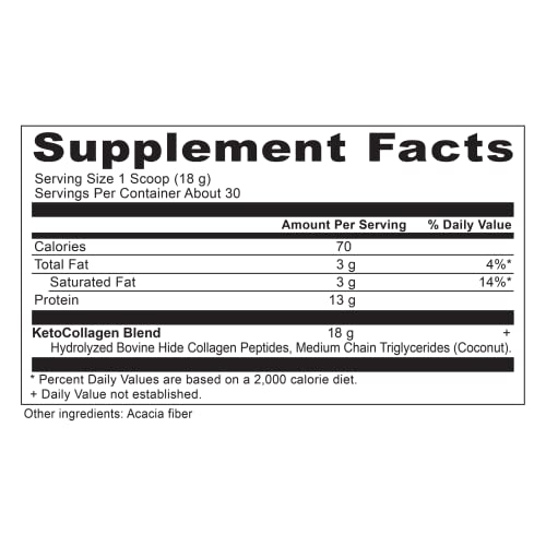 KetoCOLLAGEN uso diario en café o té